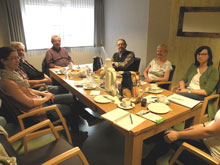 Erstes Treffen mit Mitarbeitern und Heimatverein
