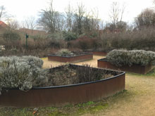 Die Hochbeete im Winter 2019